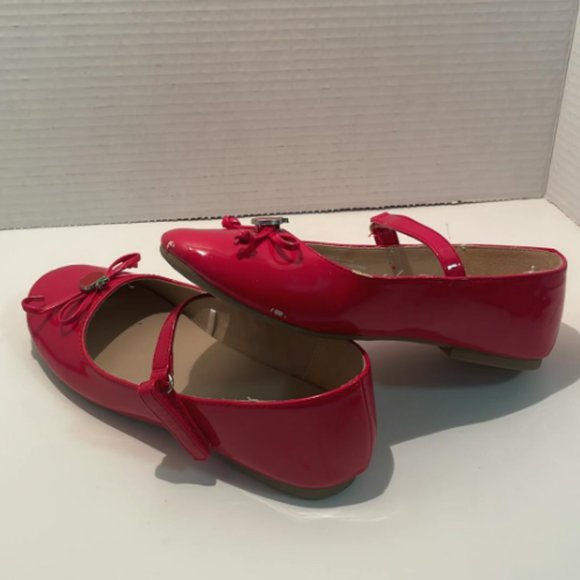 Vibrant Pink Patent Flats by Gymboree - Size 1 (youth)  for Girls - Picture 7 of 9